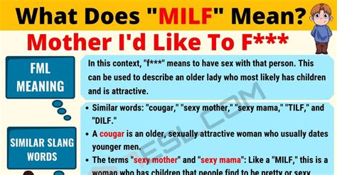 what does a milf stand for|MILF definition and meaning .